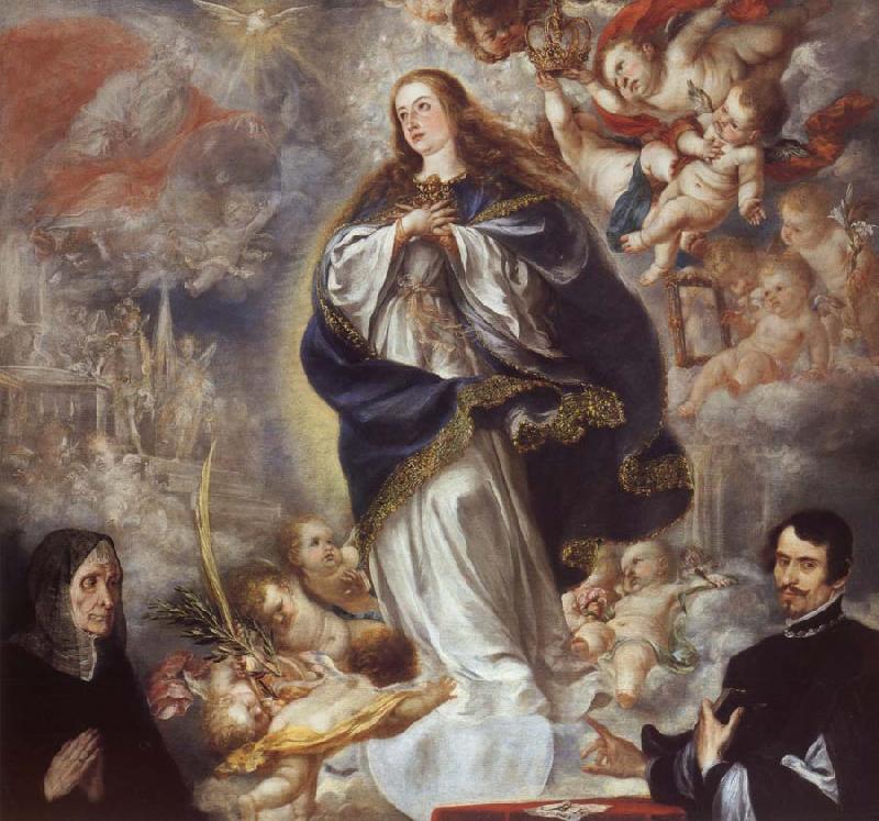  The Immaculate Conception of the Virgin,with Two Donors